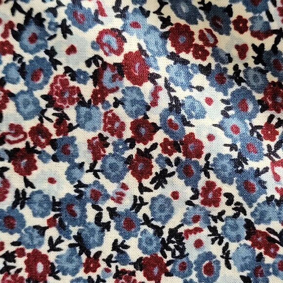 Land's End Pajama Pants Floral Micro Print - Picture 5 of 8